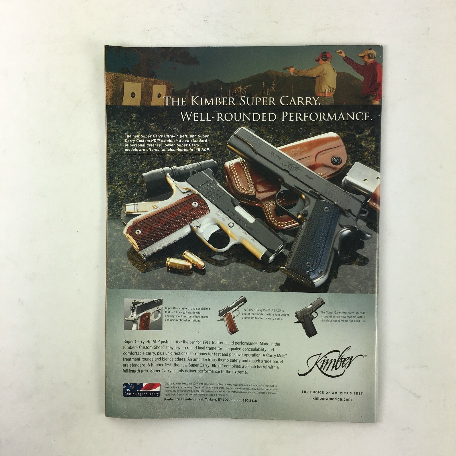 June 2011 Guns Magazine King Sixgun M629 Hunter .44 MAG The .338 Lapua SxS Guage
