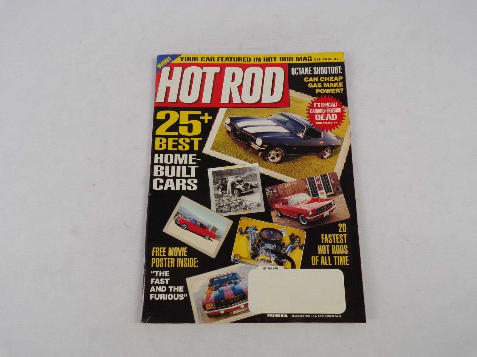 December 2001 Hot Rod Magazine Best Home-Built Cars Octane Shootout: Can Cheap G