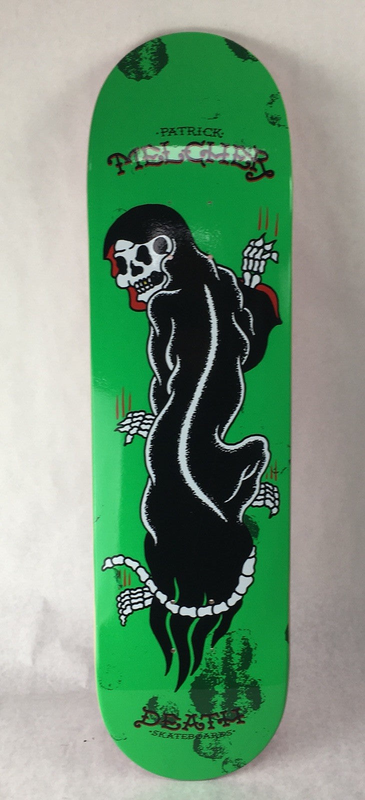 Patrick Melcher Pro deck - Death Skateboards 8.25 " with grip & free shipping