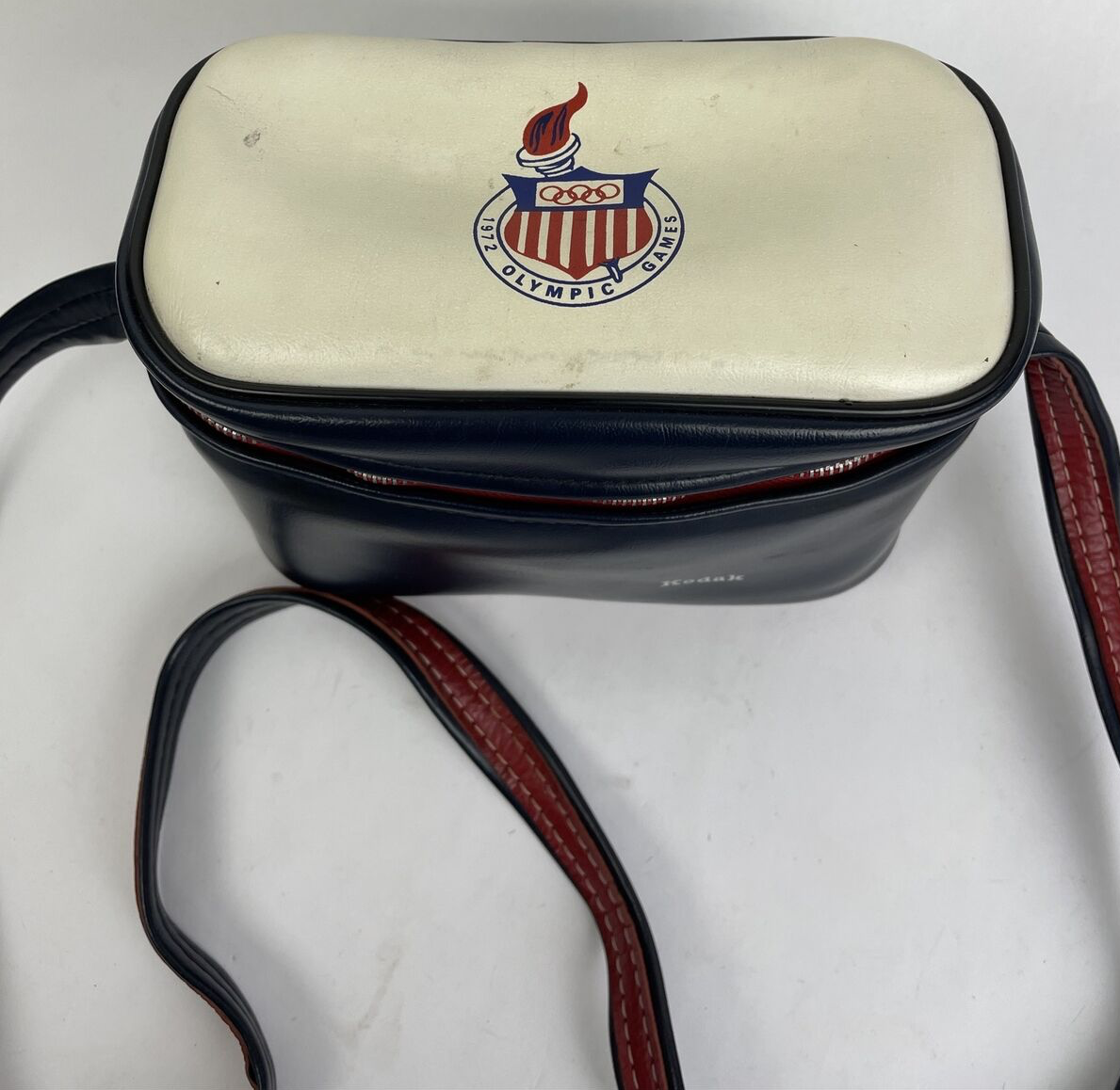 1972 Olympic Games Kodak Padded Camera Case Red White Blue
