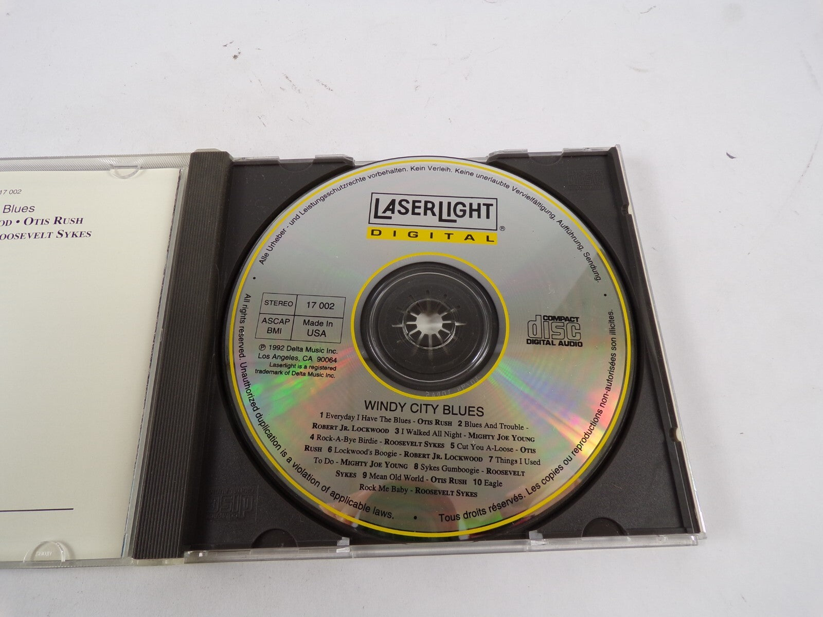 Windy City Blues Laser Light Everyday I Have The Blues I Walked All Night CD#39