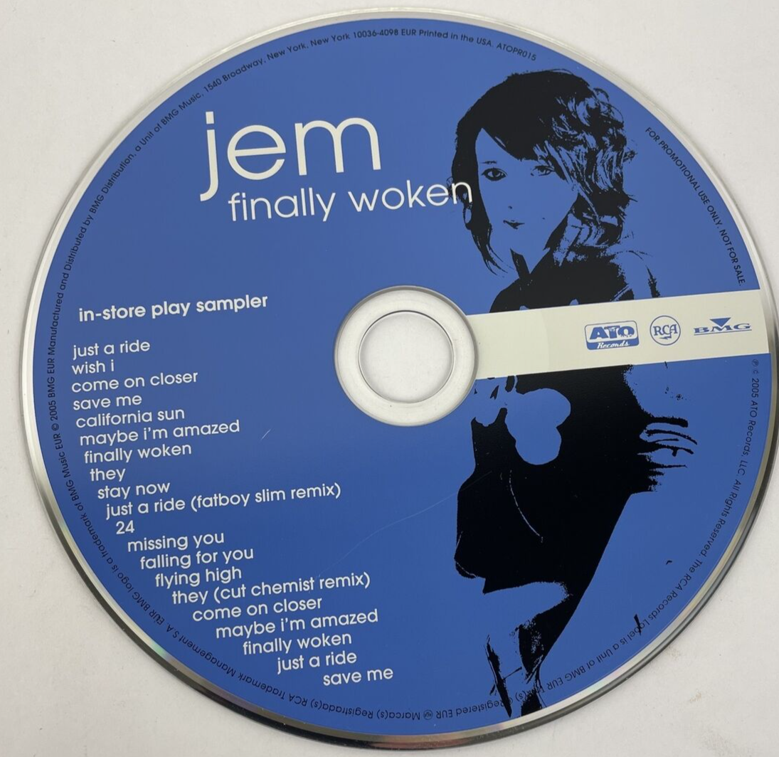 2 x Jem Sudio CD – It All Starts Here 2003 & Finally Woken 2005 - Trip Hop, Pop