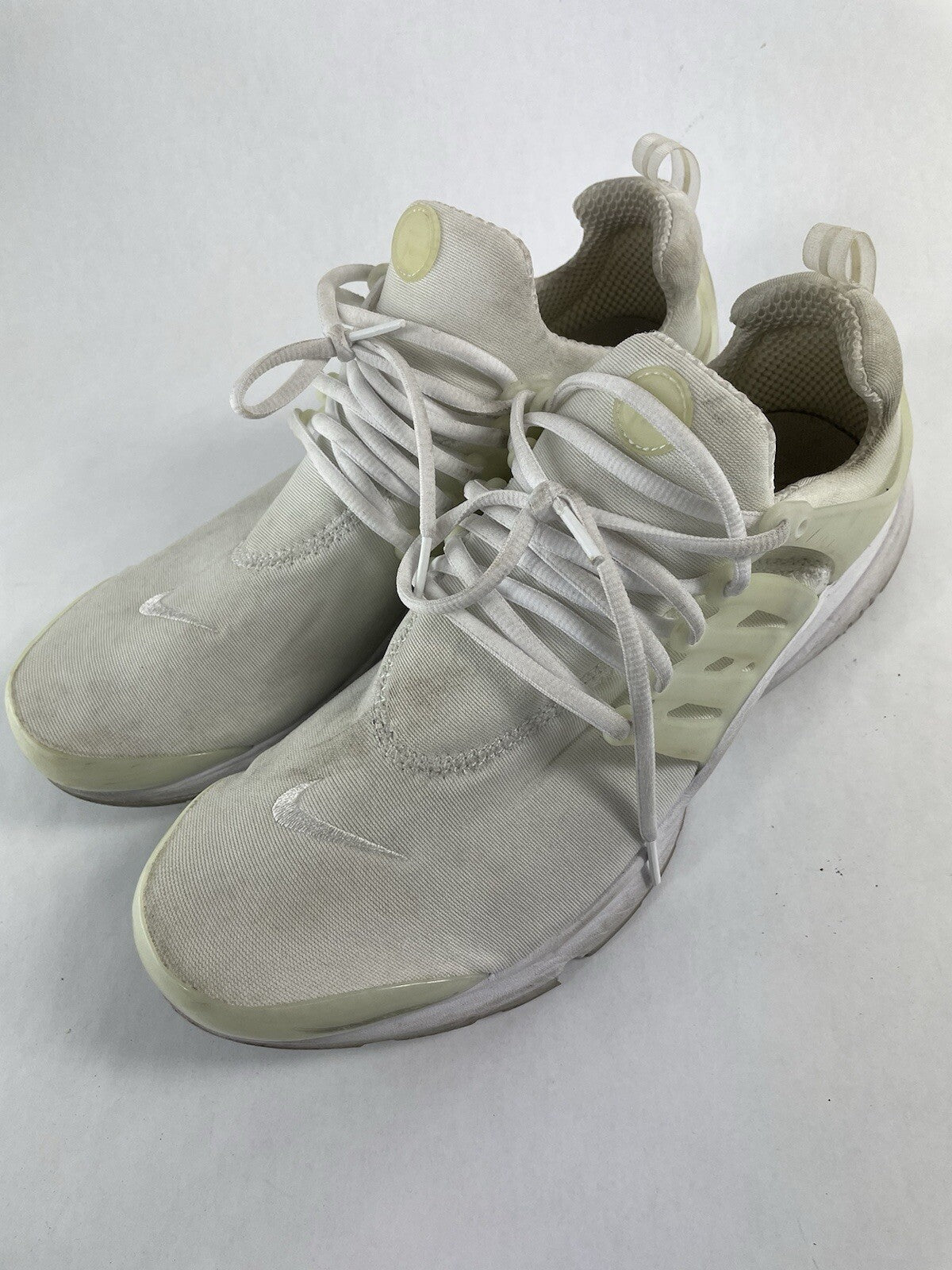 Nike Air Presto Triple White Men Size 12 White Running Shoes Sneakers CT3550-100