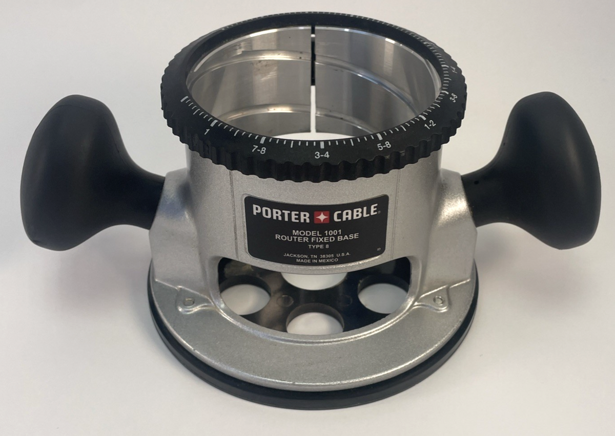 Porter Cable Model 1001 Fixed Router Base Fits 690 100 630 Motors Base Housing