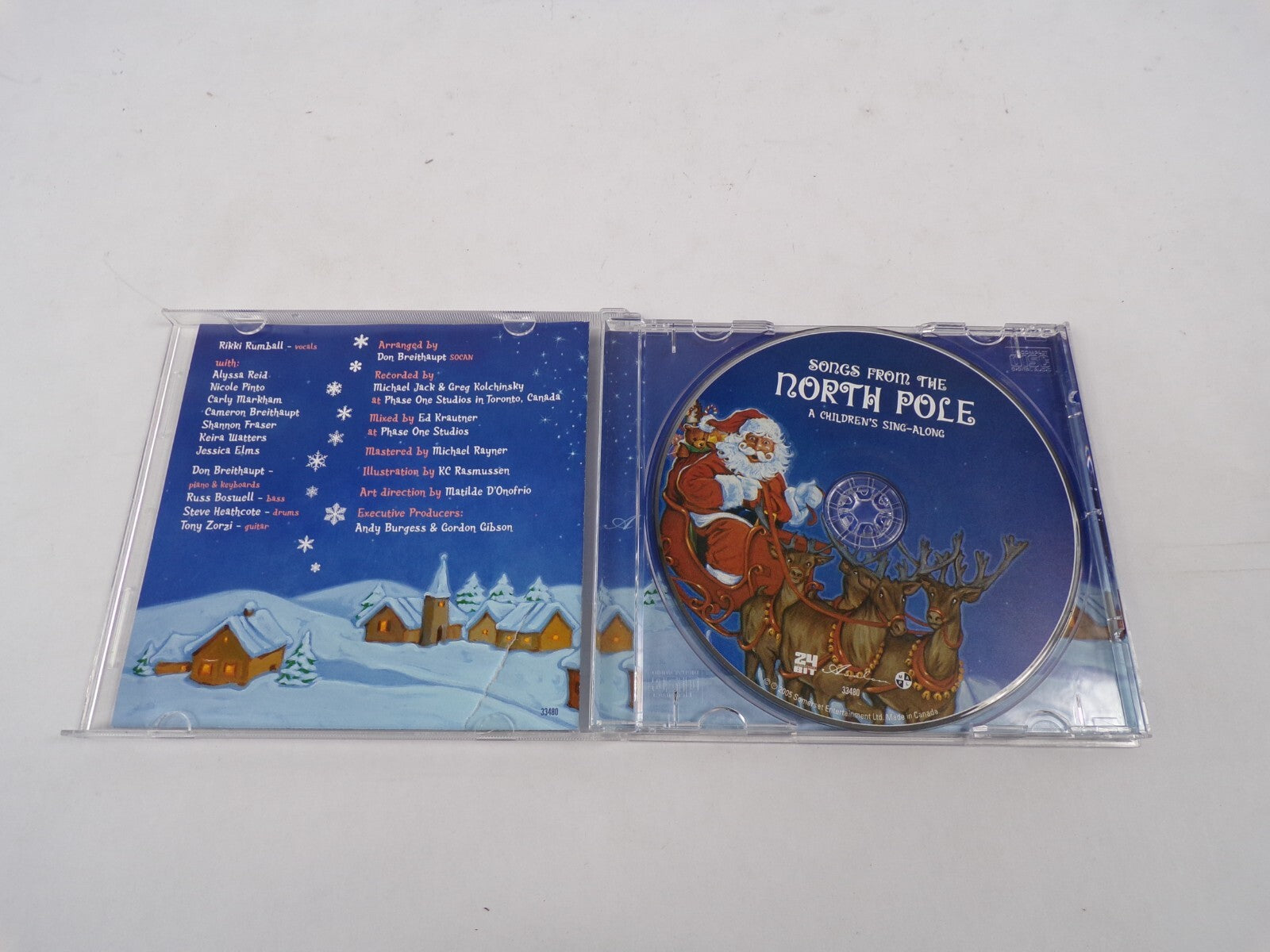Songs From The North Pole A Children's Sing-Along Santa Claus Is Coming To CD#25