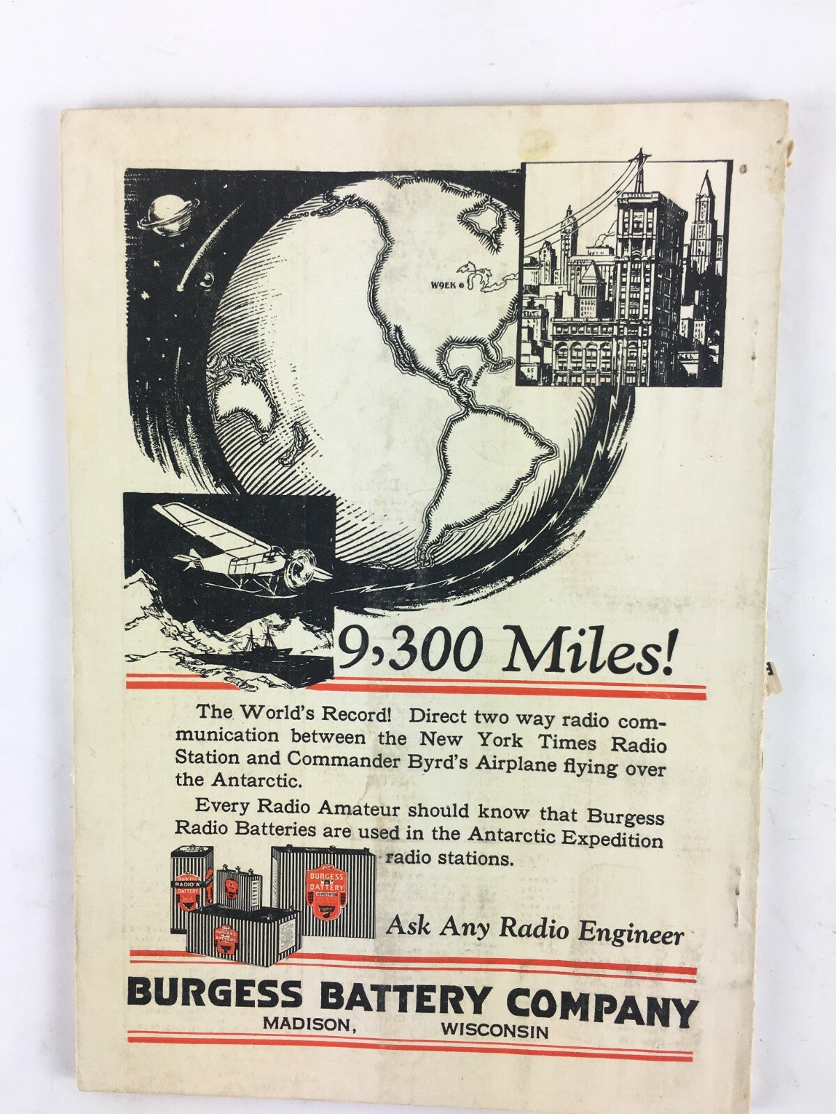 July 1929 QST devoted entirely toAmateur Radio Magazine Teletuning Control Wires