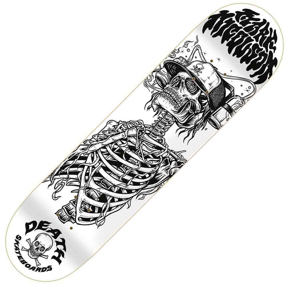 Mark Nicolson Beer Helmet Deck - Death Skateboards 8.25 " grip & free shipping