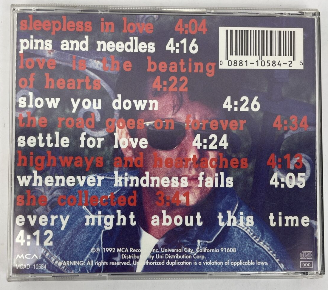 Joe Ely : Love and Danger - Digital Audio CD ( MCA Records 1992 )      DEF