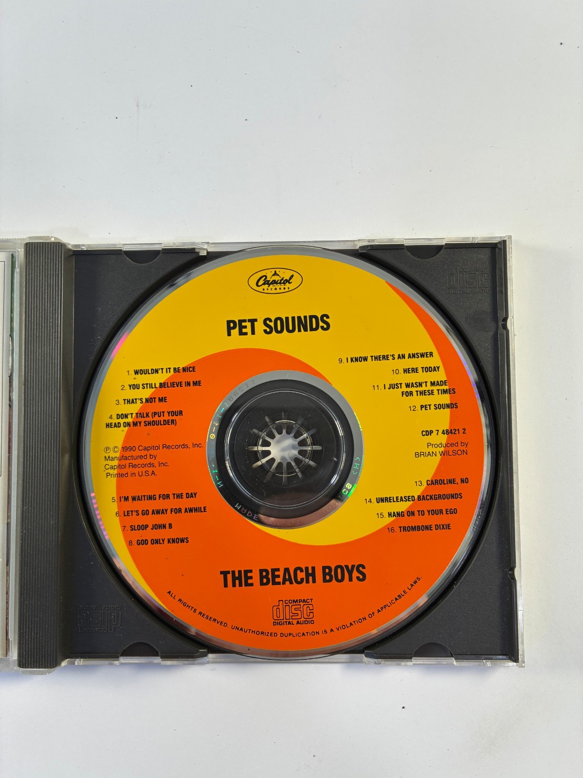 The Beach Boys - Pet Sounds -CD (Capitol 1990 Remaster, Brian Wilson)