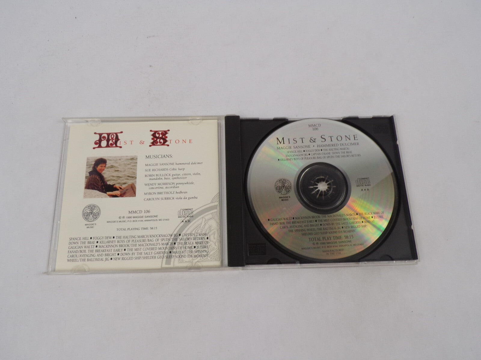 MIST & Stone Maggie Sansone Hammered Dulcimer Sue Richards Robin Bullock CD#71