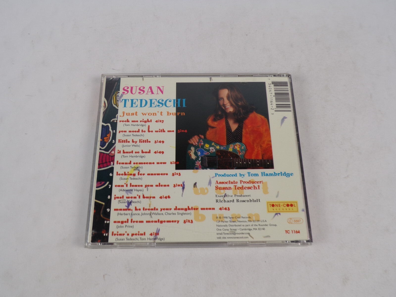 Susan Tedeschi Just Worn Burn Just Wont Burn Reach Me Right Little CD#54