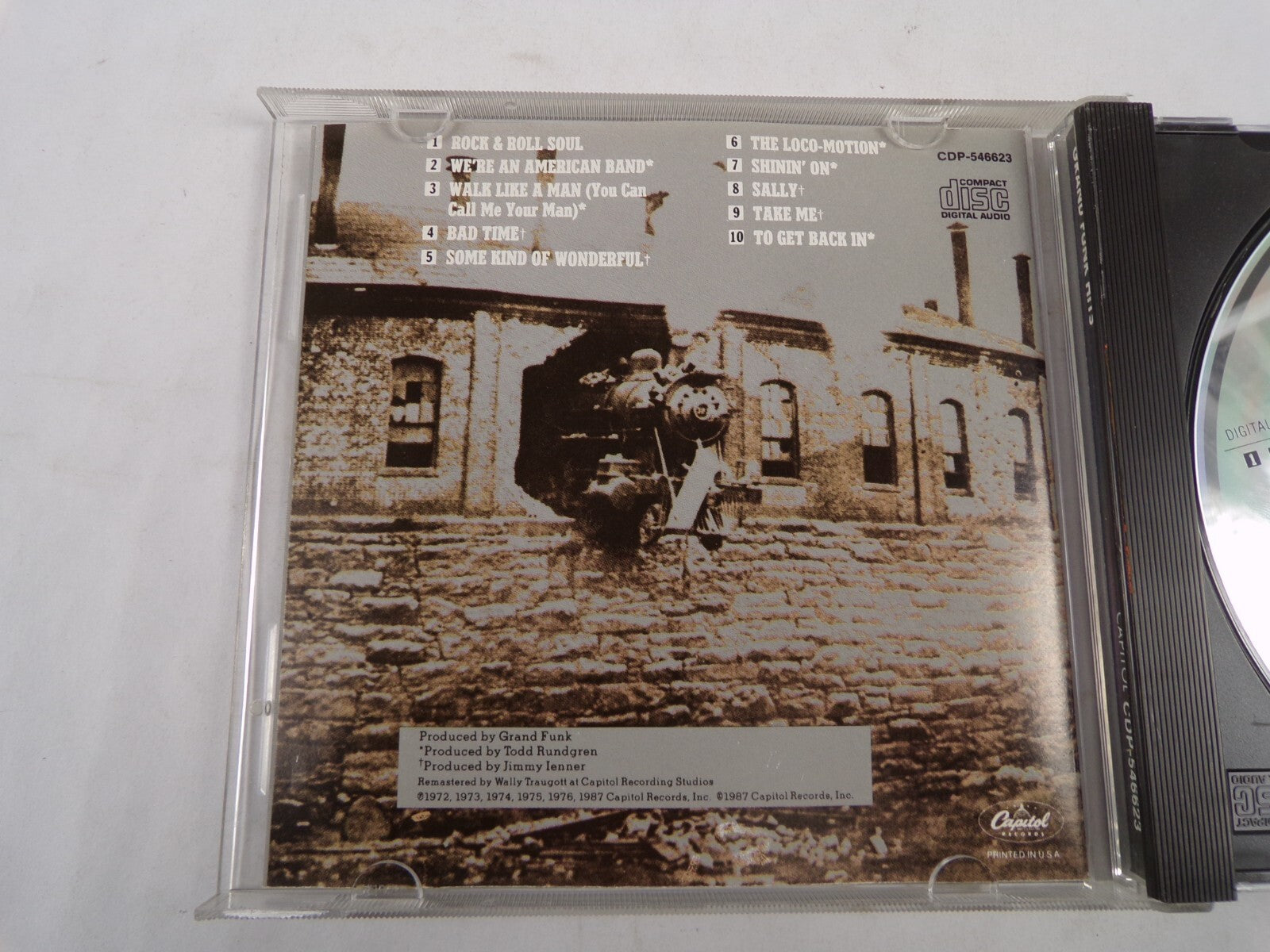 Grand Funk Hits Rock Roll Soul WeRe An American Band Walk Like A Man CD#57