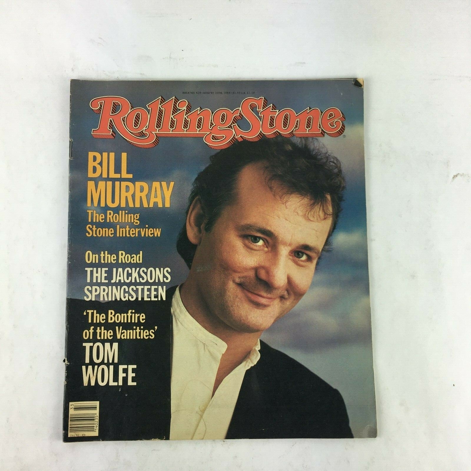 August 1984 RollingStone Magazine Bill Murray The Jacksons Springsteen Tom Wolfe