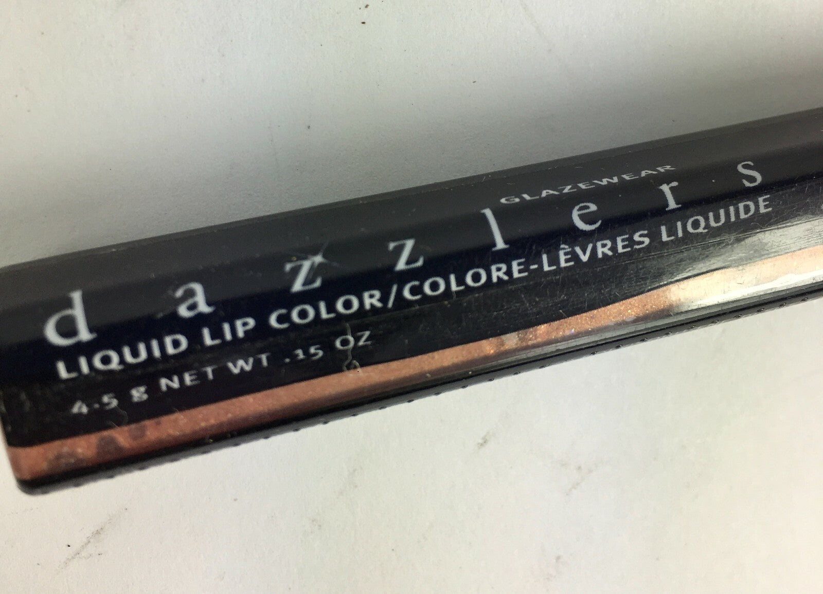 Avon Glazewear Dazzlers Liquid Lip Color Sparkling Peach 1794 B1