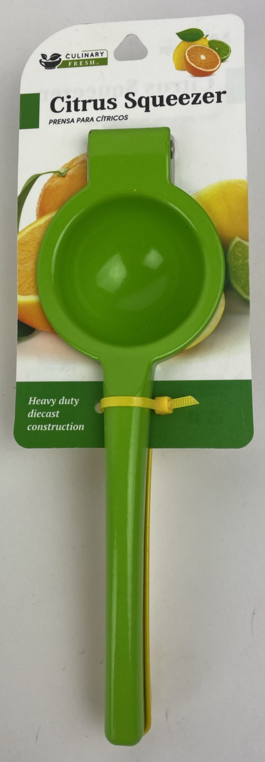 Jacent Culinary Fresh Doecast Metal Citrus Squeezer : Manual Press, Easy to Use