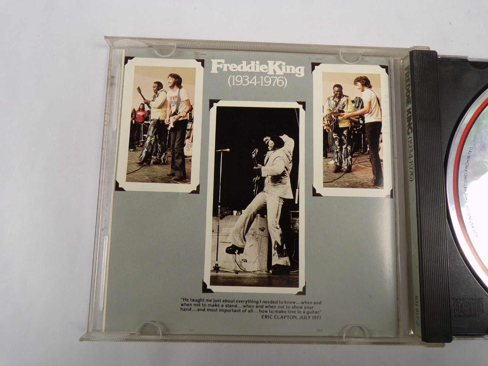 Freddie King 1934-1976 Pack It Up Shake Your Bootie Tv Mama SugarSweet CD#59