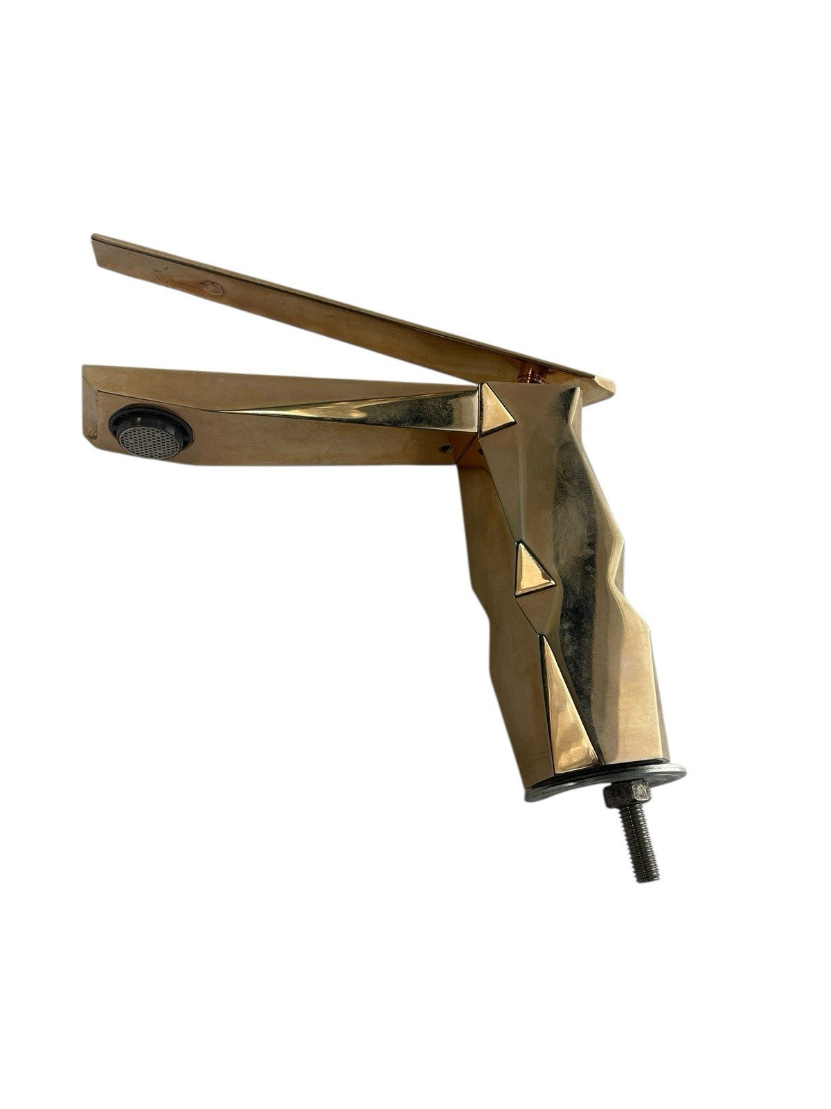 Maier IKON 74004 GOLD Polished Chrome Single Hole Control Bathroom Faucet