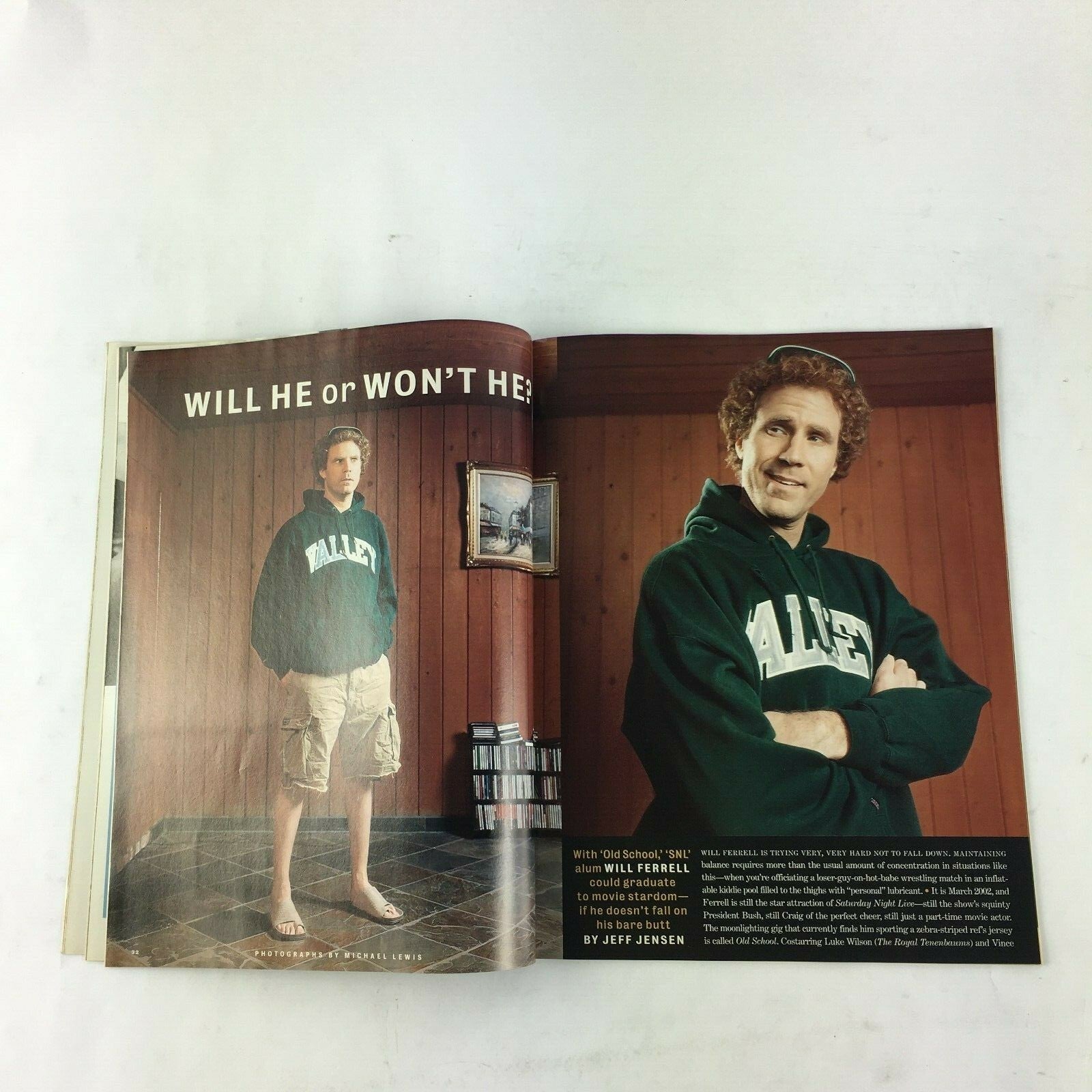 February 2003 Entertainment Weekly Springsteen Talks Will Ferrell 