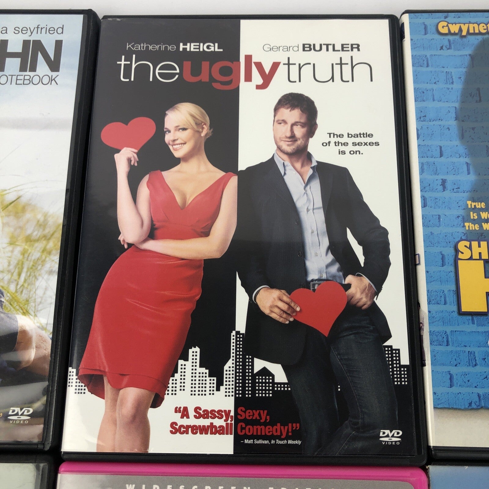 6 x Romantic Comedy DVD - Lot 27 Dresses The Ugly Truth Serendipity The Bachelor