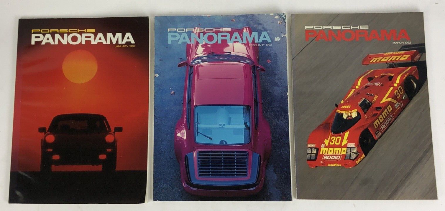 Porsche Club of America Panorama Magazine LOT - 12 issues 1992 Complete LOOK
