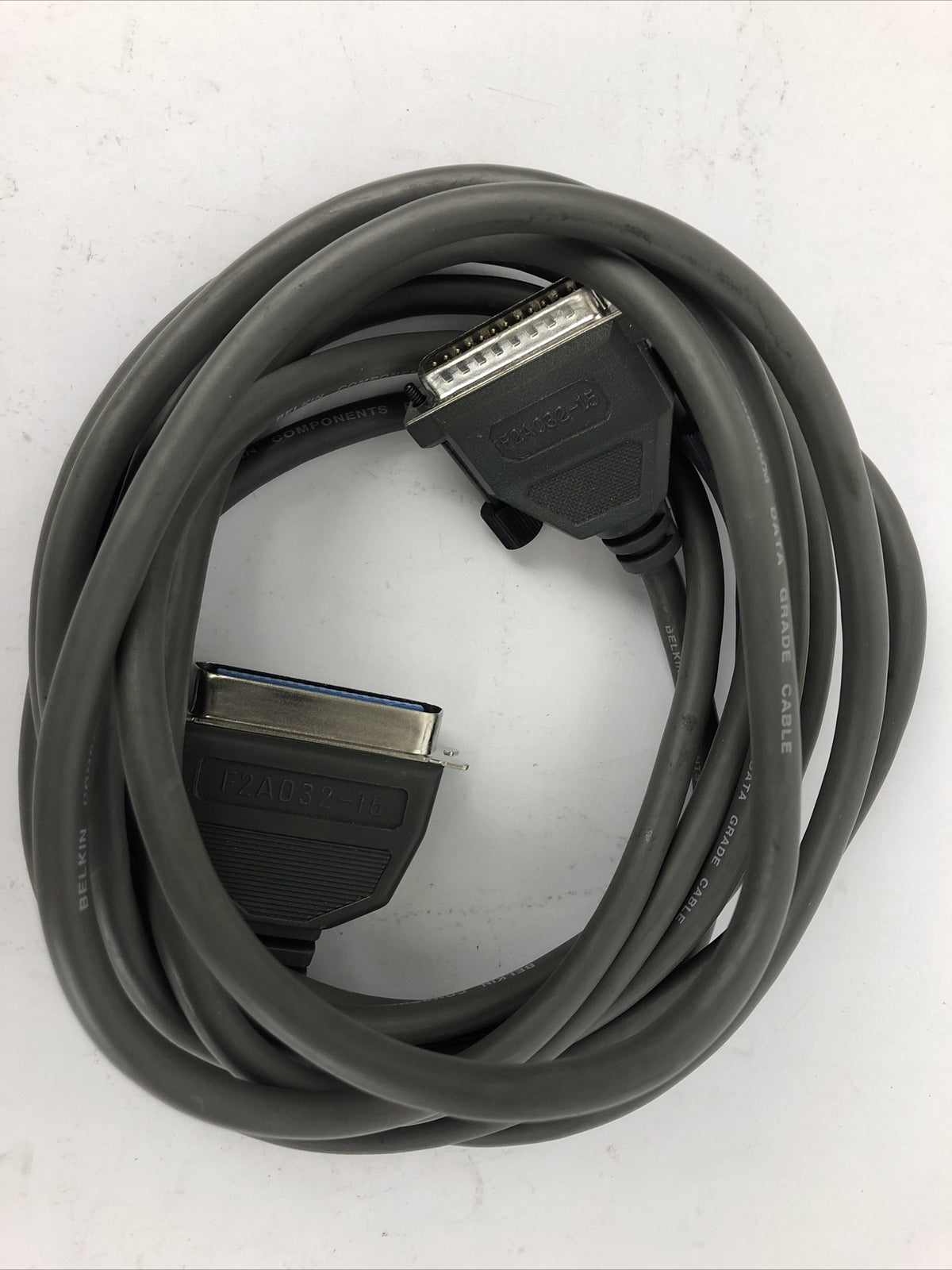 BELKIN COMPONENTS 15' Parallel Printer Cable F2A032-15  Free Shipping      A73