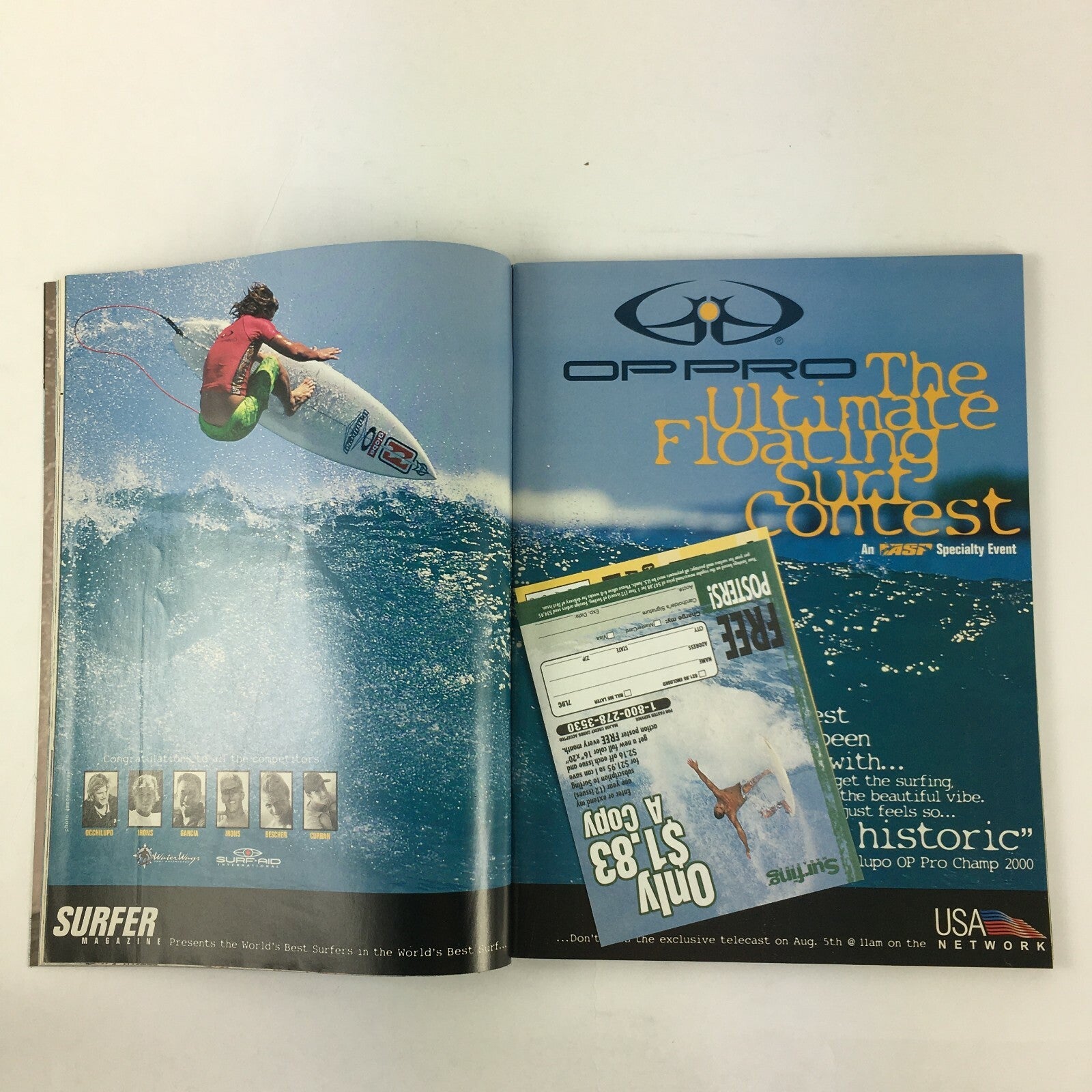 November 2000 Surfing Magazine Sensation The Sixth Sense Domi Nation Aggression