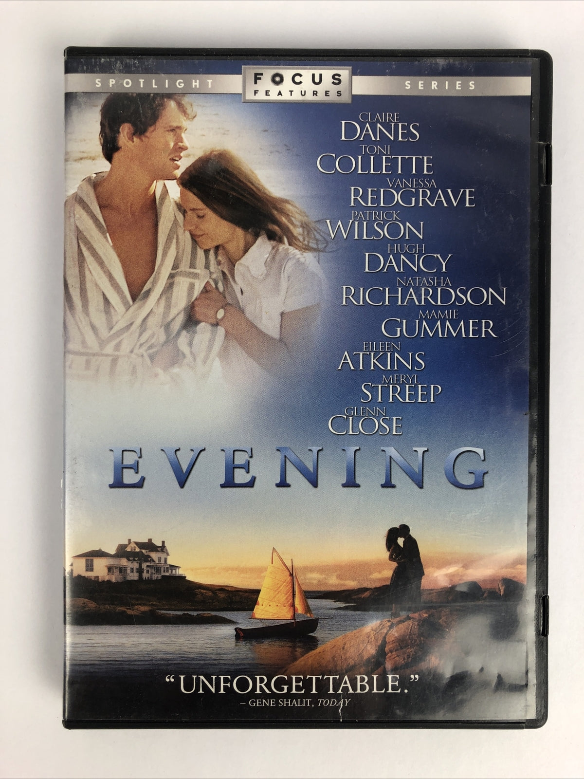 Evening - DVD - VERY GOOD Meryl Streep Glenn Close  FSTSHP