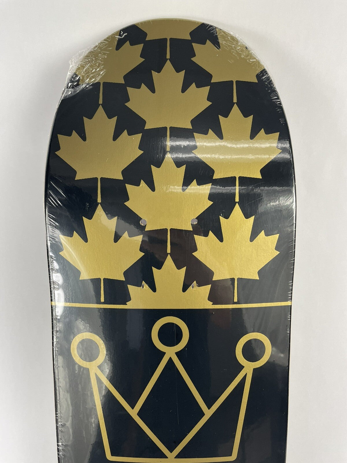 Uncle G Canadian Gold Crown 8.125-inch rare skateboard deck with premium maple construction and collectible graphic.