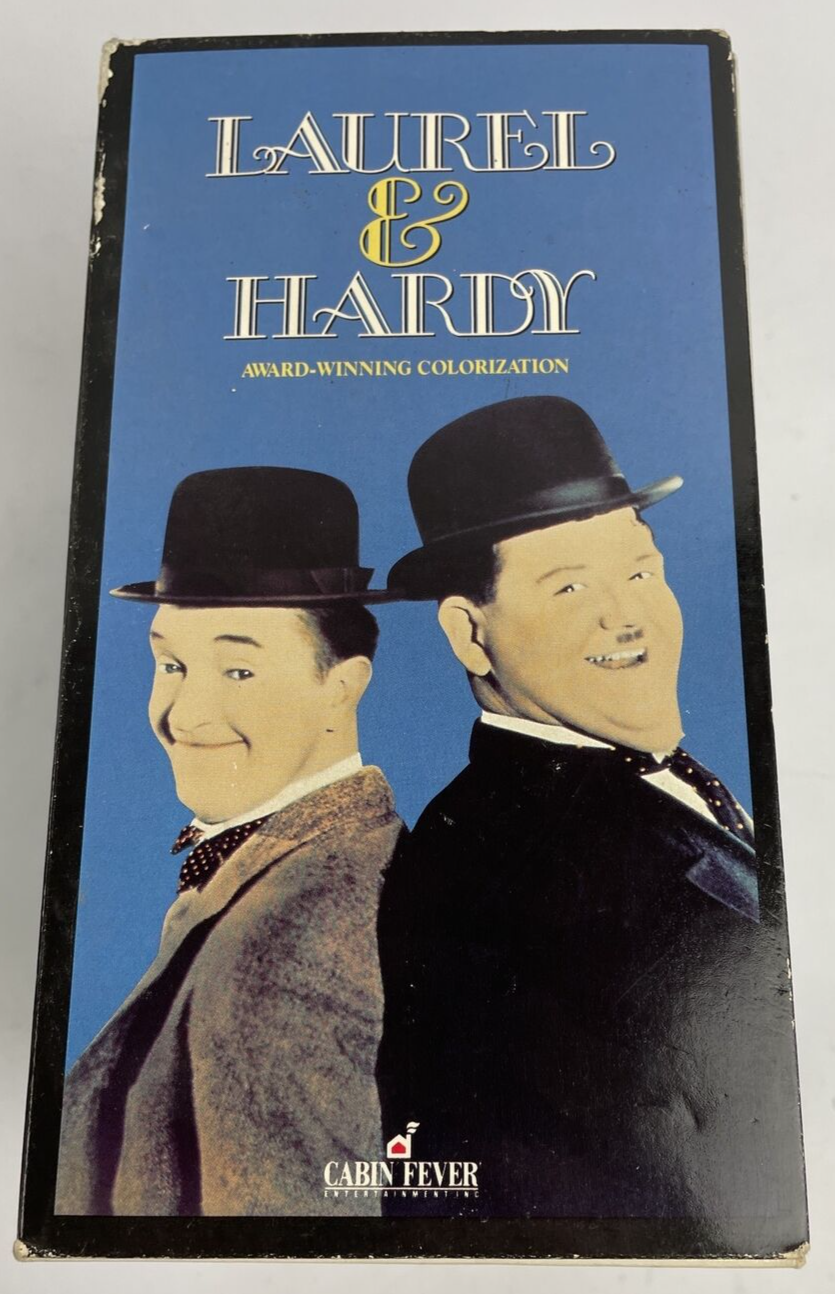 Laurel & Hardy VHS Box Set 1991 Comedy Award-Winning Colorization One is New