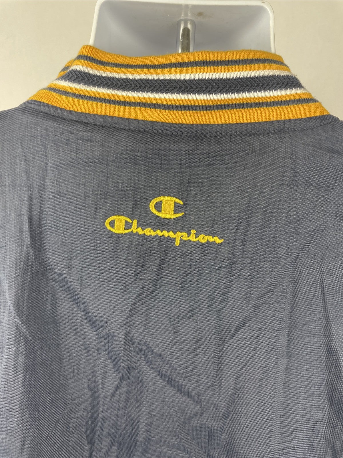 Vintage 90s UCLA Rose Bowl 1999 Pullover Lined Windbreaker Mens Large Navy Blue