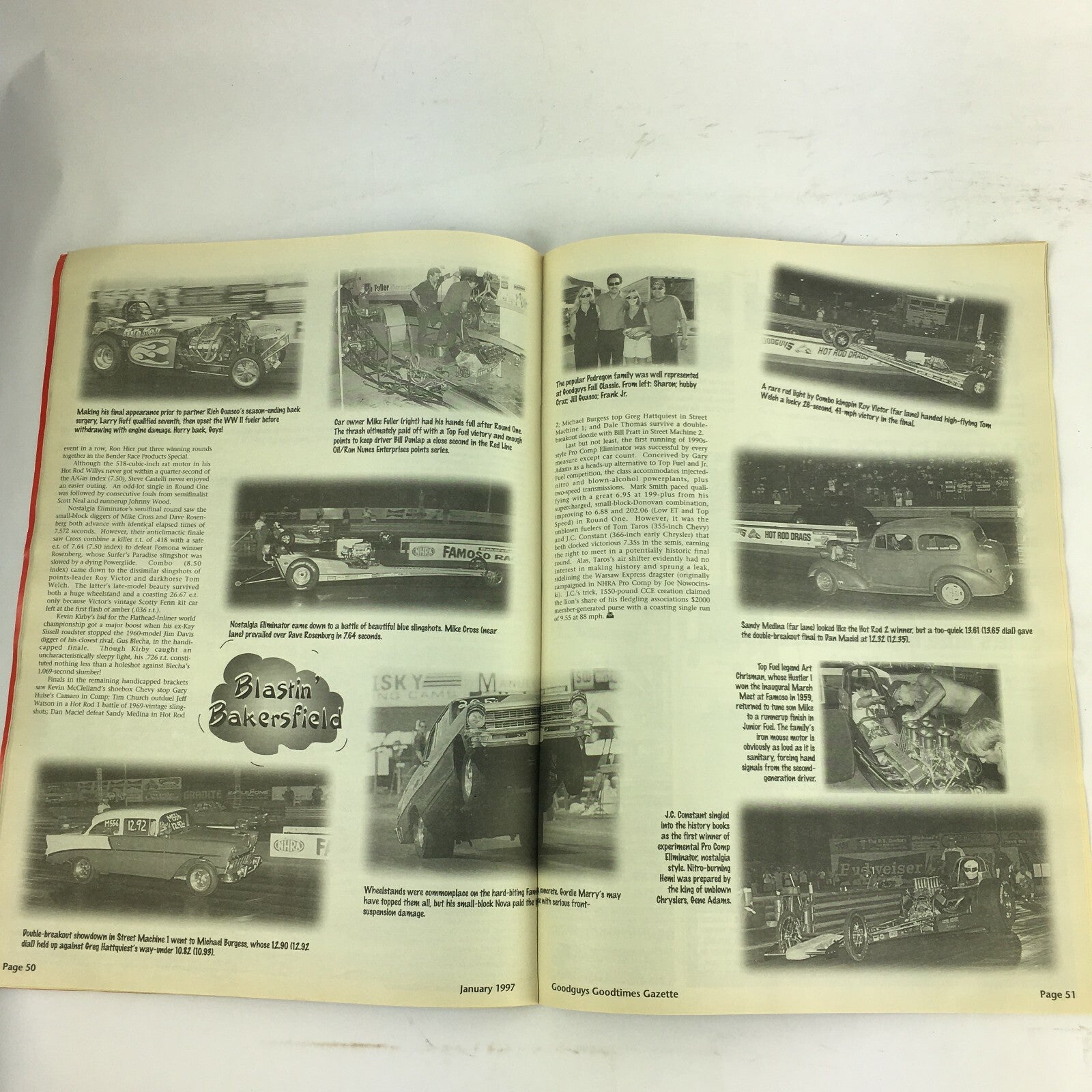 January 1997 Goodguys Goodtimes Gazette Magazine Blastin Bakersfield