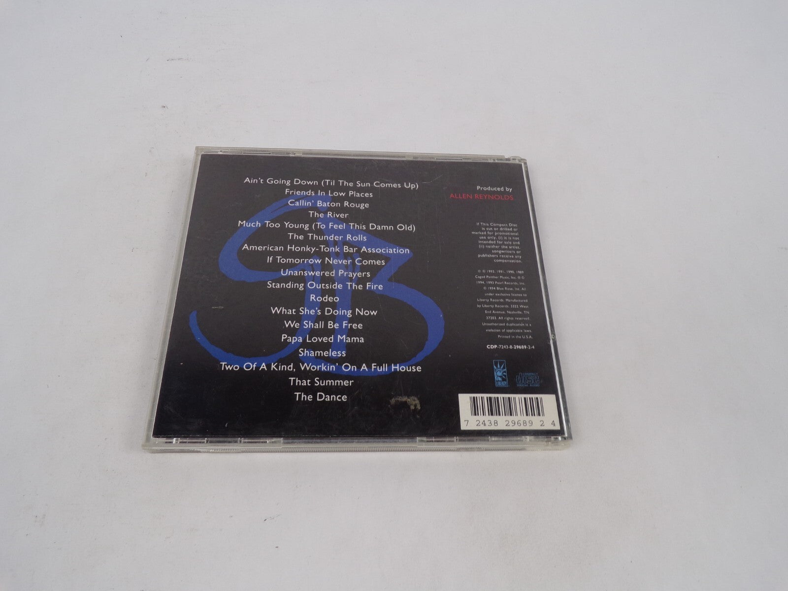 Garth Brooks The HitsLimited Time Only  Ain't Going Down Friends In Low CD#70