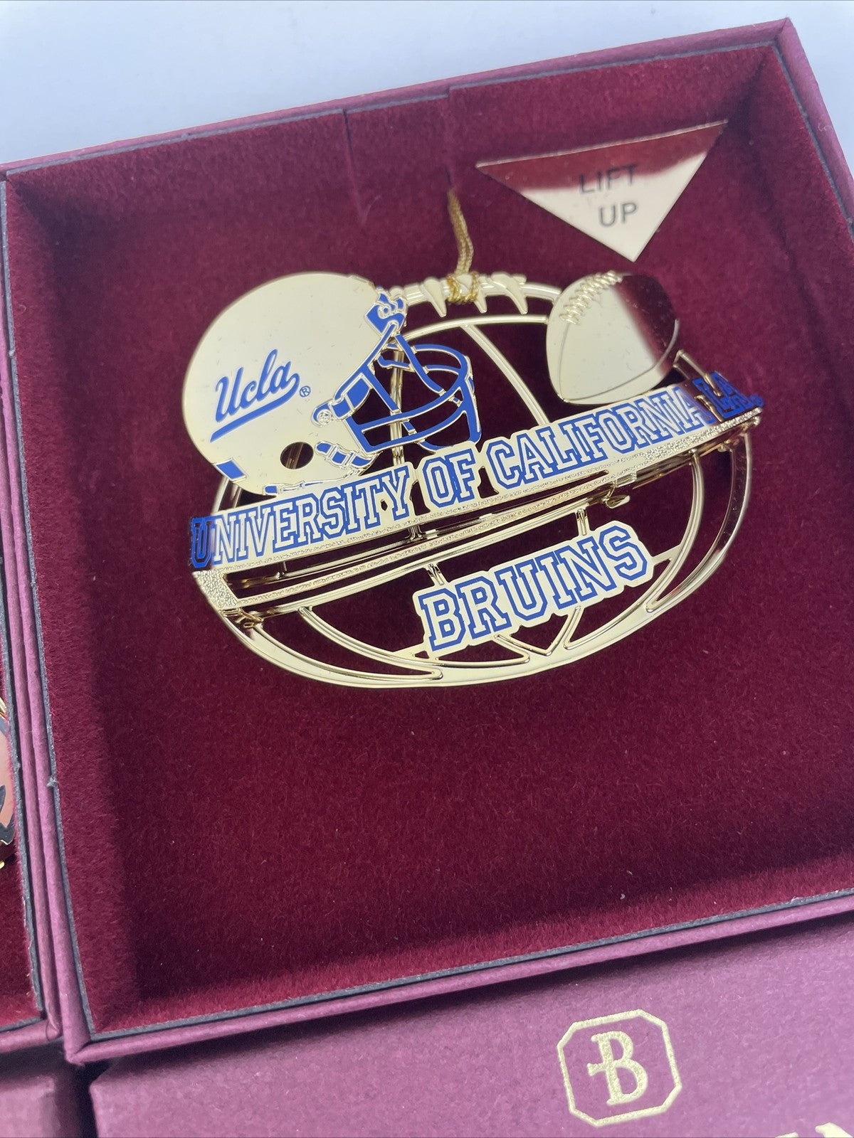 2-pack Baldwin UCLA Bruins Christmas ornaments University of California Los Angeles holiday decorations