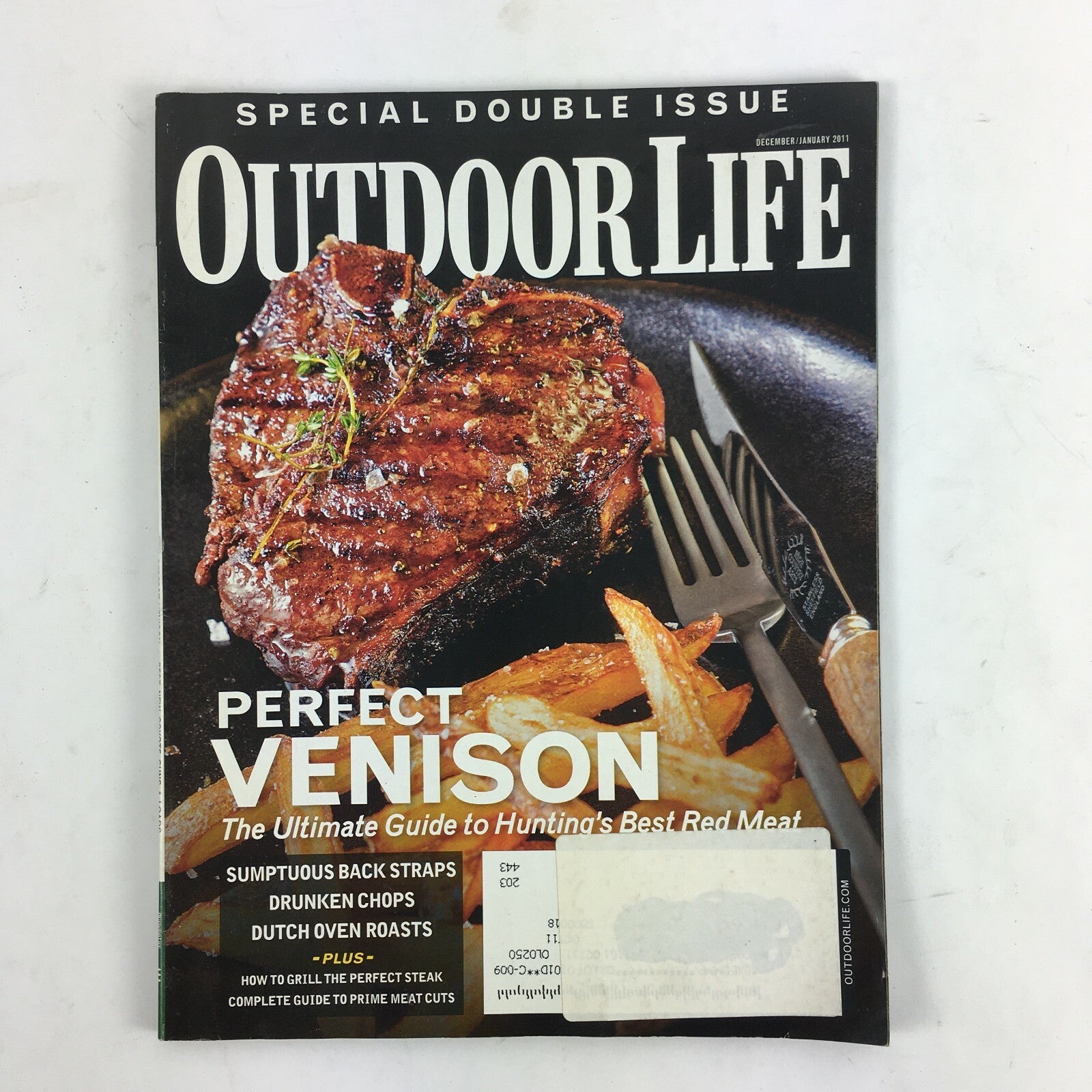 January 2011 Outdoor Life Magazine Perfect Venison Ultimate Guide to Huntings