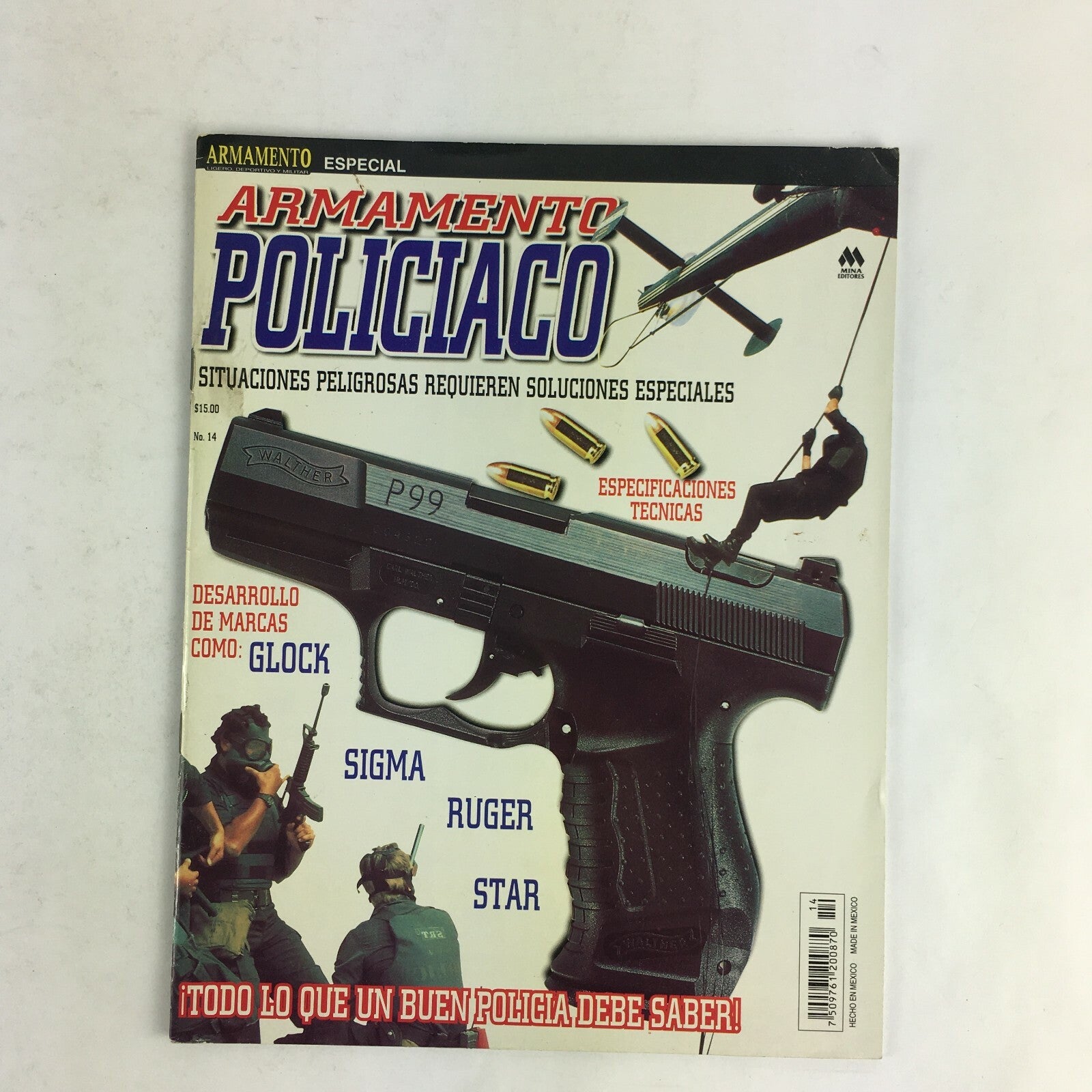 Armamento Policiaco Magazine Glock Sigma Ruger Star P99 Desarrollo De Marcas