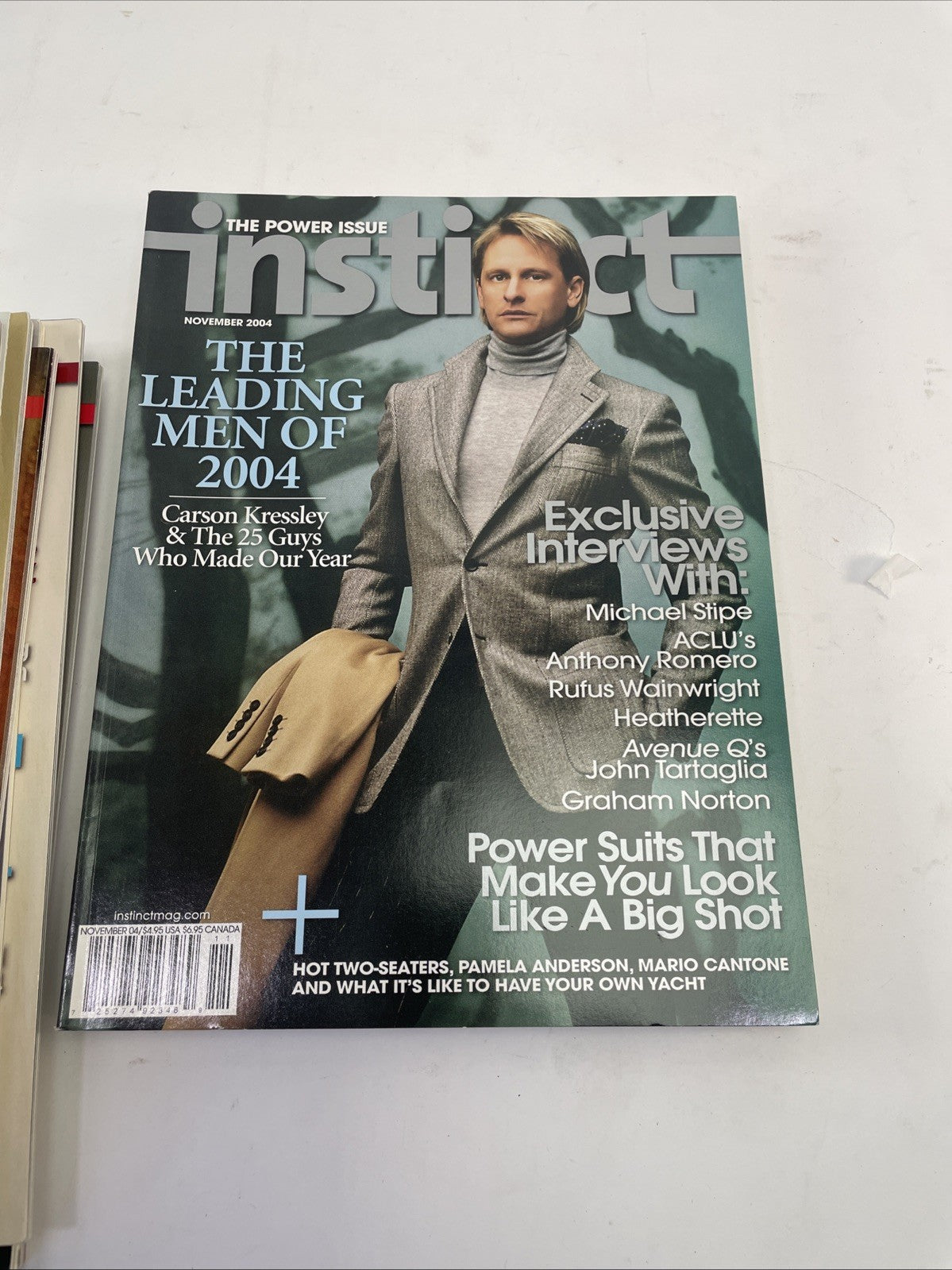 Lot of 20 Instinct magazine 2002 - 2005 Gay Fashion Lifestyle & Entertainment