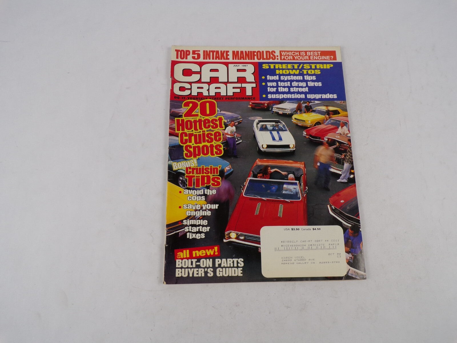 July 1997 Car Craft Top  5 Intake Manifolds: Which Is Best For Your Engine? Stre