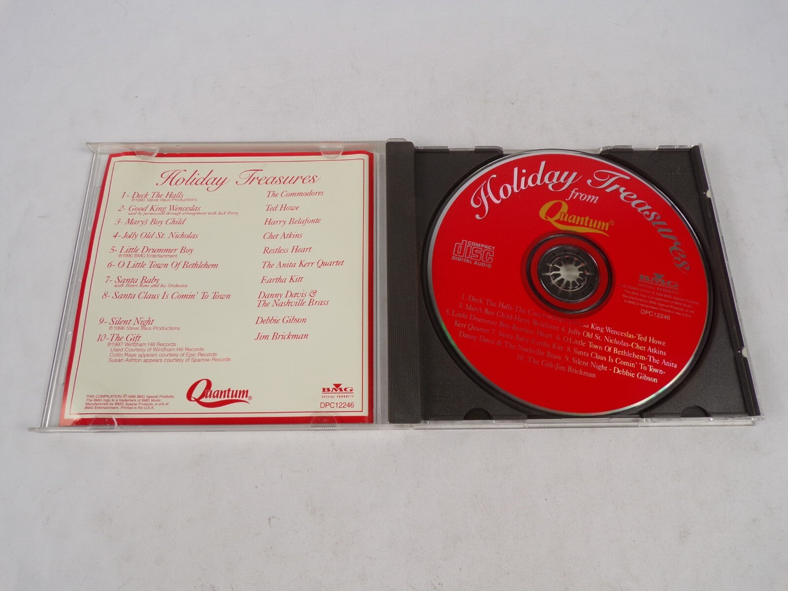 Holiday Treasures Happy Holidays From Quantum Deck The Halls Good King CD#54