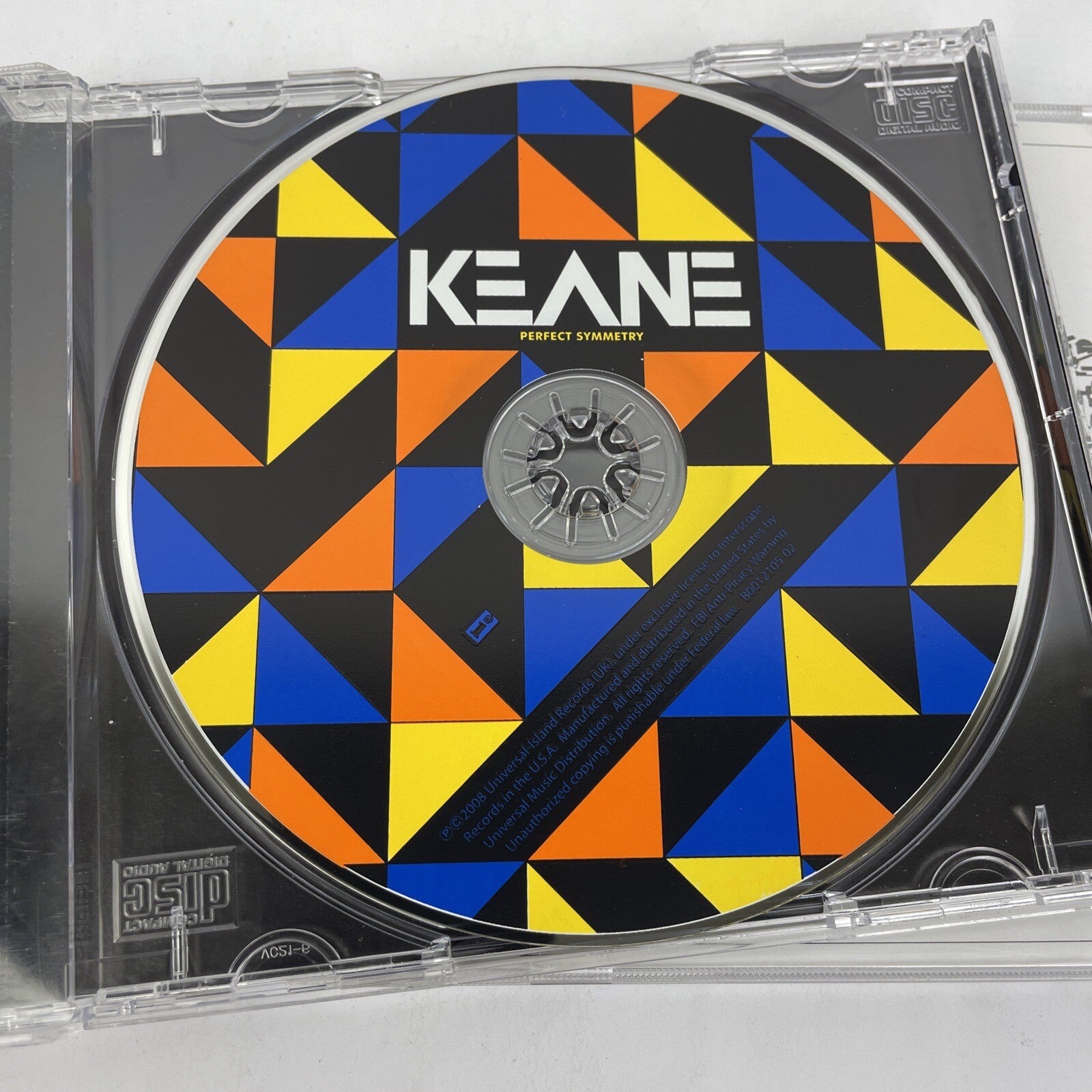 2 x Keane Digital Audio CD Lot - Hopes And Fears 2004 & Perfect Symmetry 2008 JK