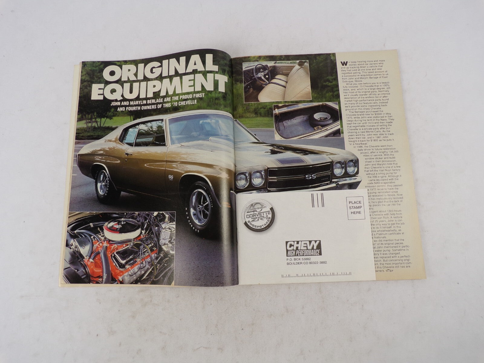 February 1993 Chevy High Performance 101 Resto Tips Camaro Chevelle Horsepower S