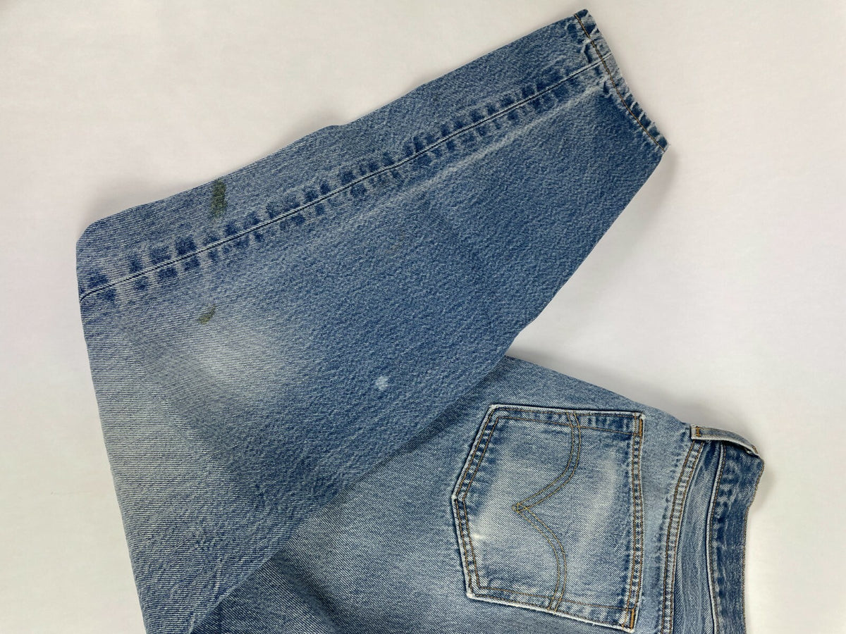 Levi's Men's Blue 501 Regular Fit Straight Leg Jeans Size W 36 L 36