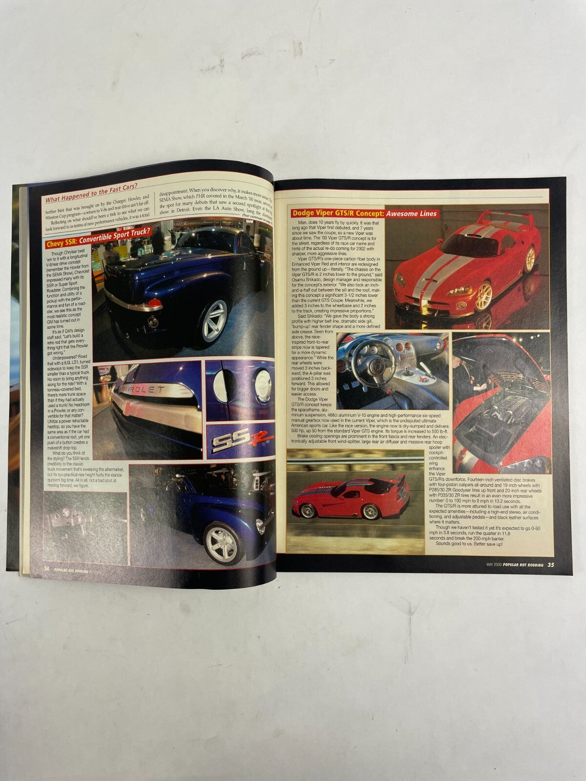 July 2002 Hot Rodding Magazine Super Snake New Viper Debuts at Detroit Auto Show