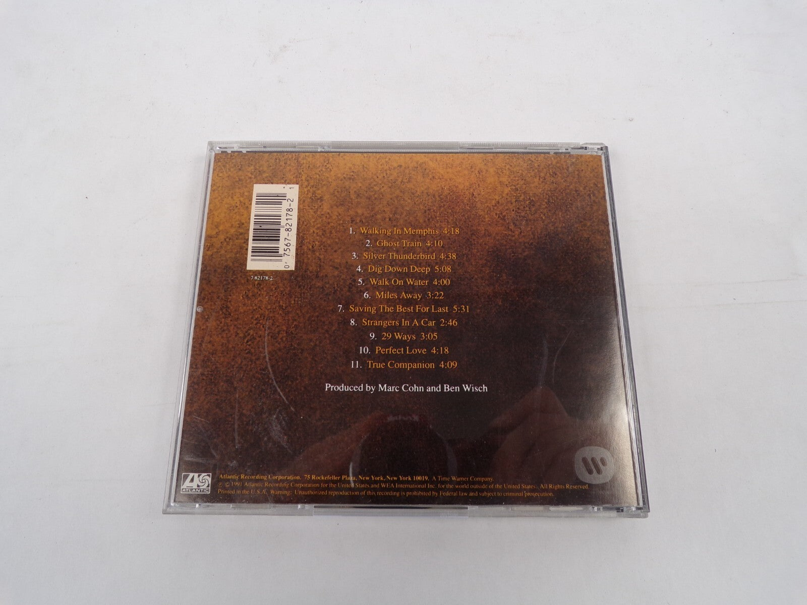 Marc Cohn Walking In Memphis Ghist Train Silver Thunderbird Dig Down Deep CD#26