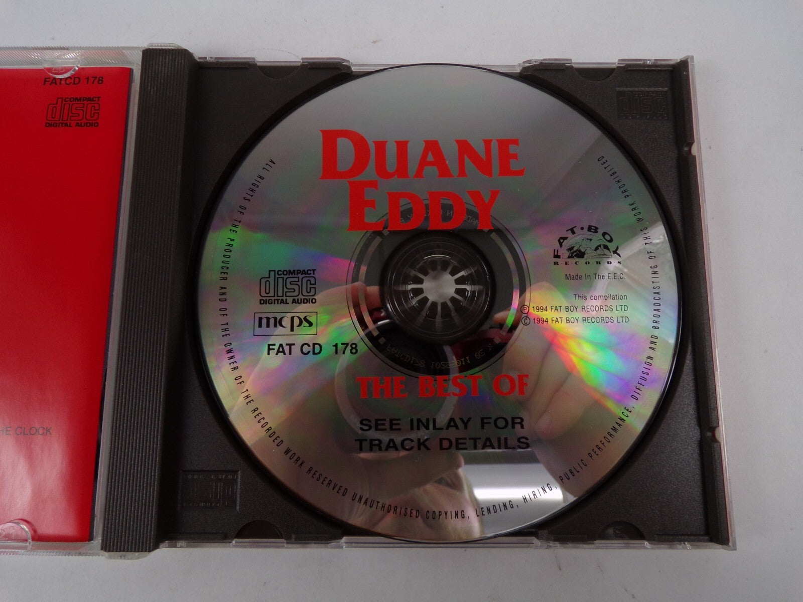 Duane Eddy The Best of 16 Tracks Including Shazam Rebel Rouser Peter Gunn CD#37