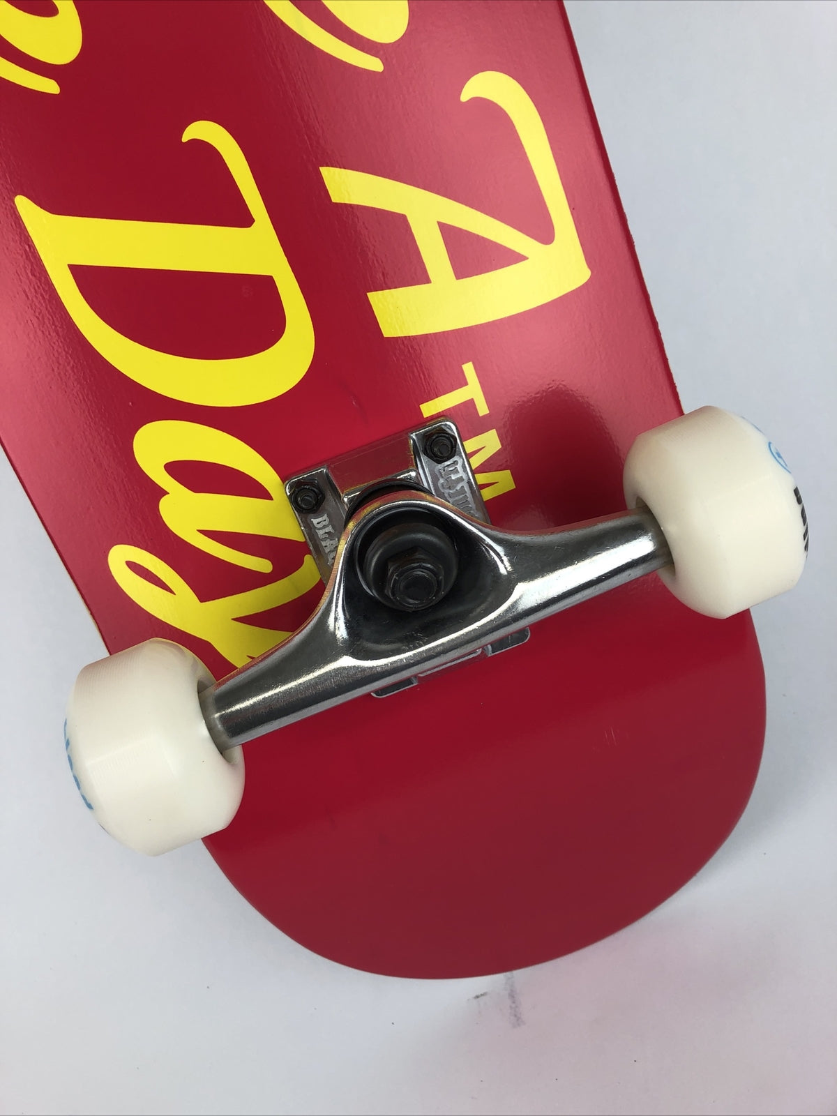 ATM Click Skateboard Complete 7.75” “ HAND” Black Smith Trucks 52mm ATM Wheels