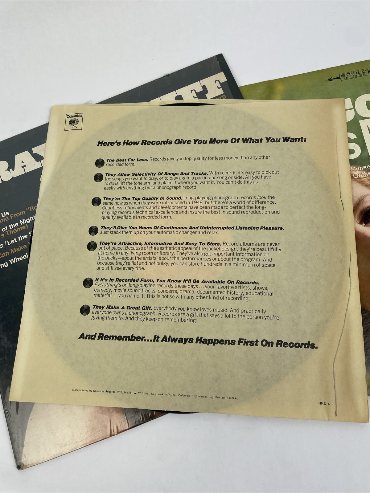 2 x Ray Conniff And The Singers LP's " Jean " + " This is my Song " Colombia LP