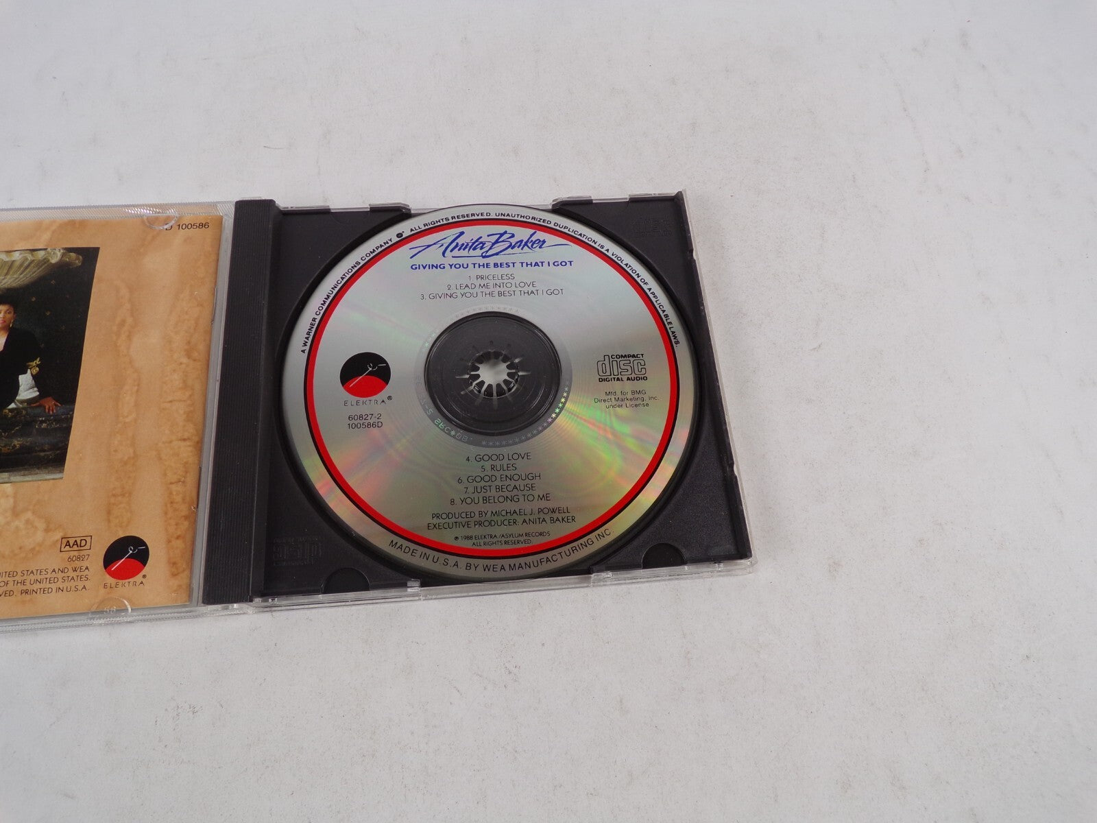 Anita Baker Priceless Lead Me Into Love Giving You The Best That I Got GoodCD#22