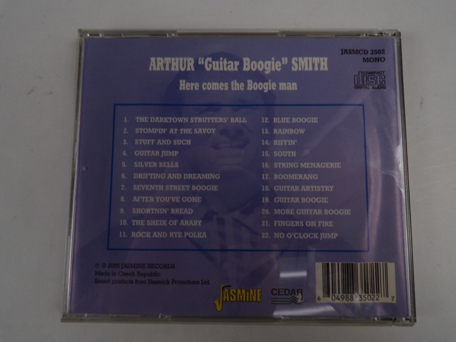 Arthur 'Guitar Boogie' Smith Here Comes The Boogie Man Stuff And Such CD#42