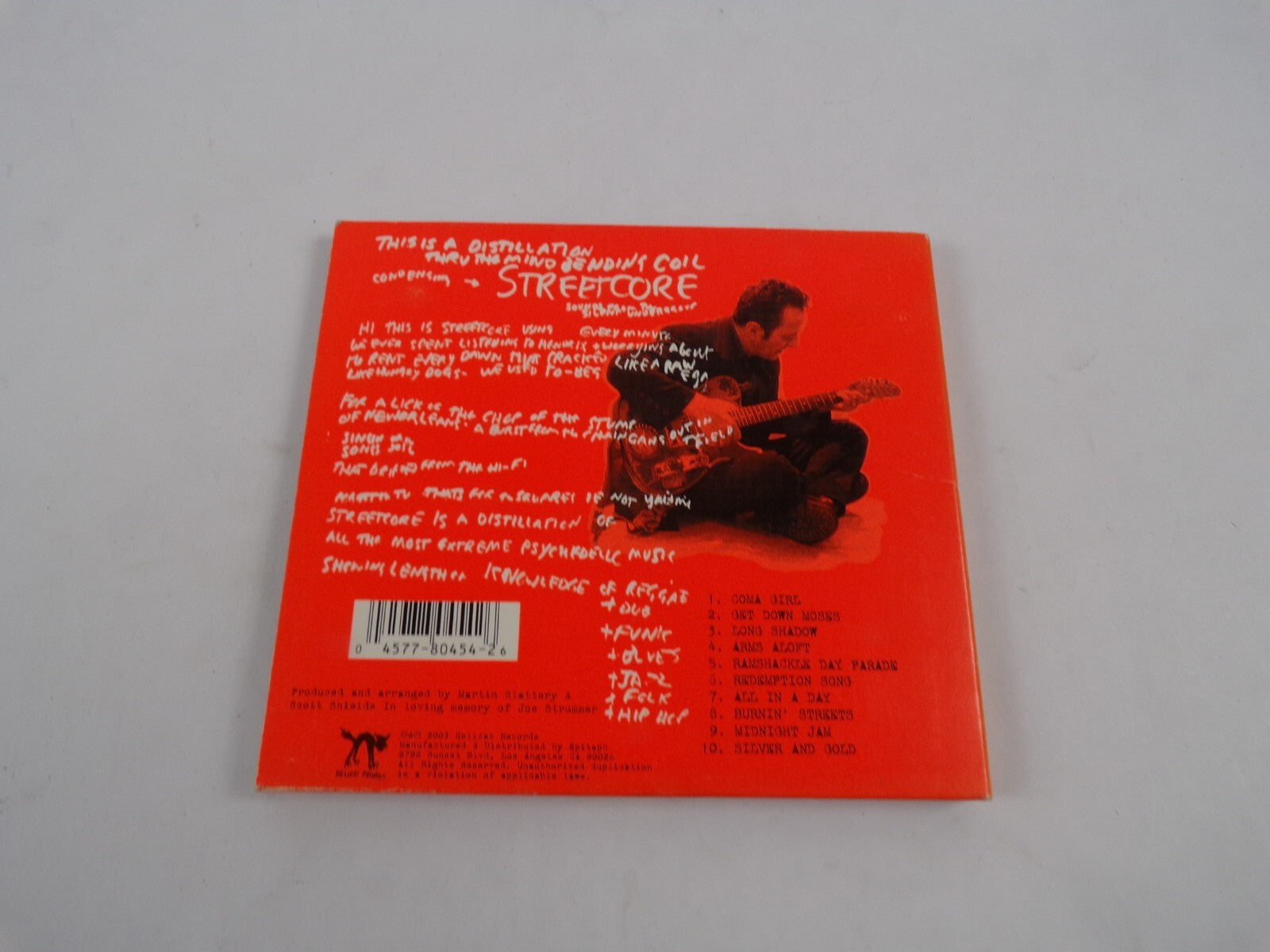 Street Core Joe Strummer& The Mescaleros Goma Girl Giet Down Moses Long CD#2