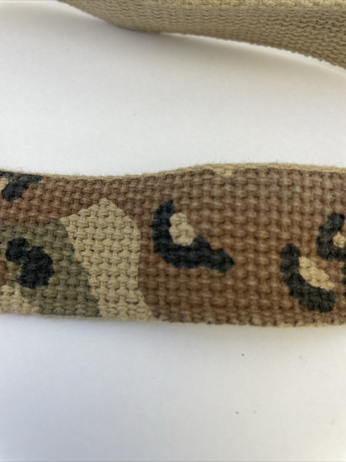 Vintage Blueprint Skateboards UK Canvas Desert Camo Camouflage Belt OSFM - RARE